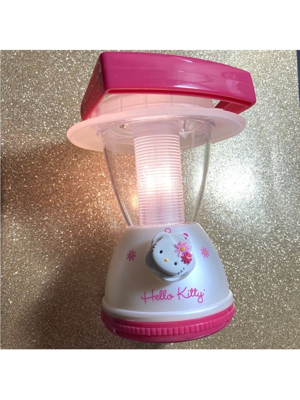 Hello Kitty Pink and White Portable Lantern Night Light
